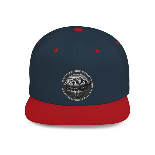 Mission Mountains Flat Bill Snapback Hat, Trendy Outdoor Cap, Perfect for Hiking, Camping, Adventure Lovers, Cool Gift - Image 28