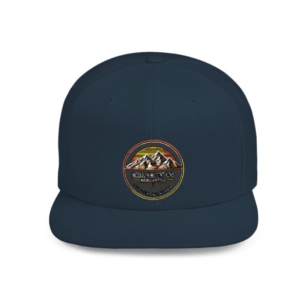 Mission Mountains Flat Bill Snapback Hat, Trendy Outdoor Cap, Perfect for Hiking, Camping, Adventure Lovers, Cool Gift - Image 25