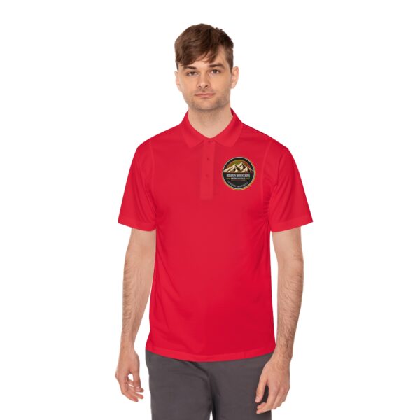 Mission Mountains Mercantile Polo Shirt - Red Version - Image 48