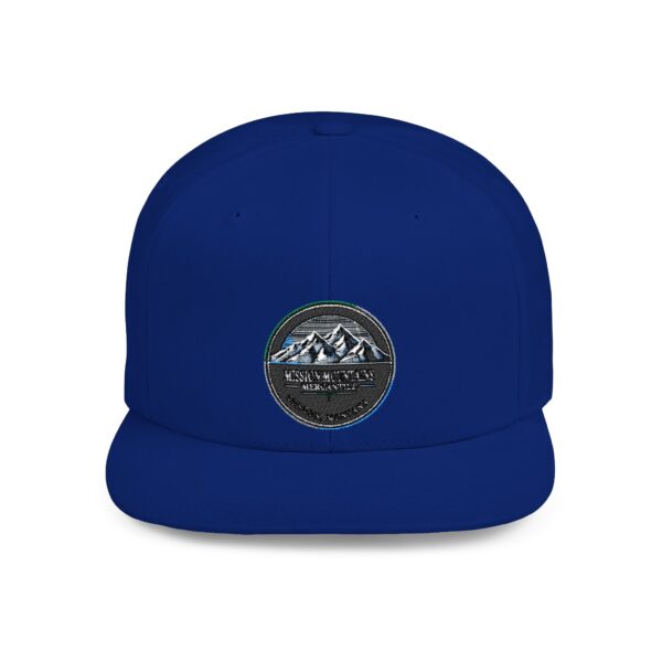 Mission Mountains Flat Bill Snapback Hat, Trendy Outdoor Cap, Perfect for Hiking, Camping, Adventure Lovers, Cool Gift - Image 16