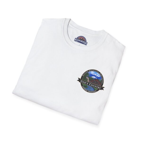 Stylish Unisex T-Shirt - Mission Mountains Mercantile Design - Image 4