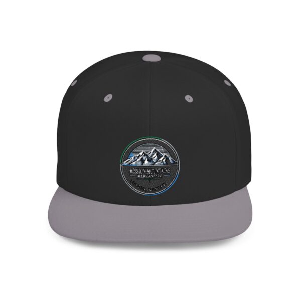 Mission Mountains Flat Bill Snapback Hat, Trendy Outdoor Cap, Perfect for Hiking, Camping, Adventure Lovers, Cool Gift - Image 61