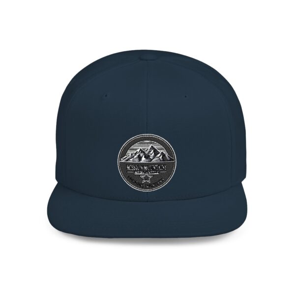 Mission Mountains Flat Bill Snapback Hat, Trendy Outdoor Cap, Perfect for Hiking, Camping, Adventure Lovers, Cool Gift - Image 19