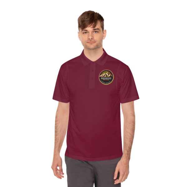 Mission Mountains Mercantile Polo Shirt - Red Version - Image 51