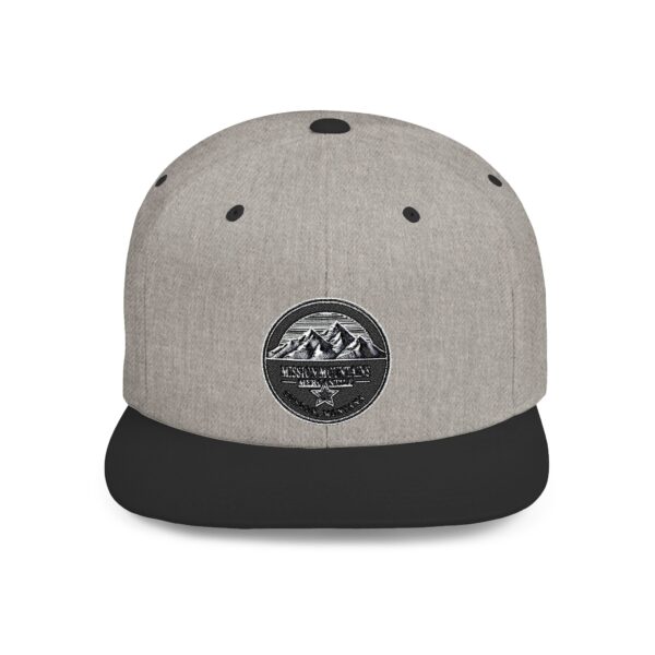Mission Mountains Flat Bill Snapback Hat, Trendy Outdoor Cap, Perfect for Hiking, Camping, Adventure Lovers, Cool Gift - Image 34