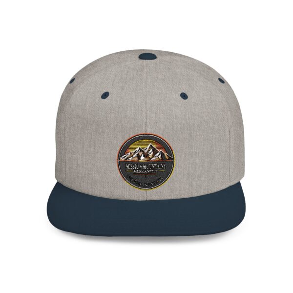 Mission Mountains Flat Bill Snapback Hat, Trendy Outdoor Cap, Perfect for Hiking, Camping, Adventure Lovers, Cool Gift - Image 22