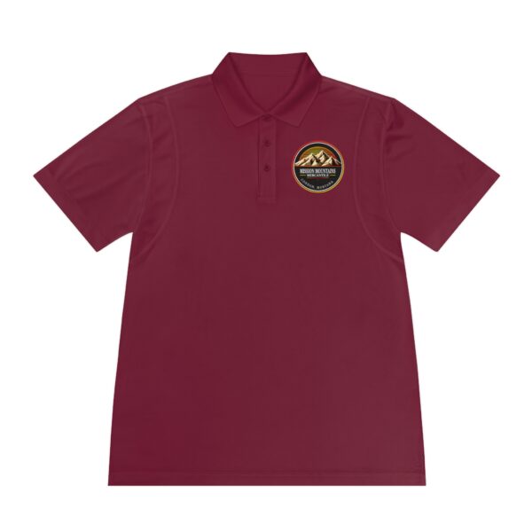 Mission Mountains Mercantile Polo Shirt - Red Version - Image 49