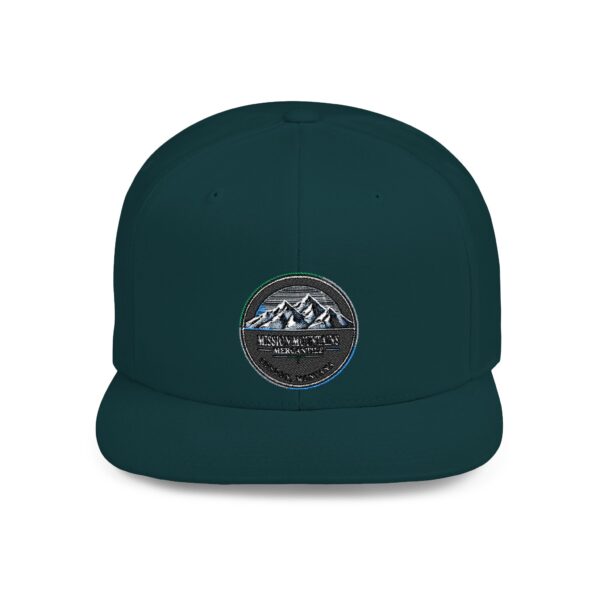 Mission Mountains Flat Bill Snapback Hat, Trendy Outdoor Cap, Perfect for Hiking, Camping, Adventure Lovers, Cool Gift - Image 13