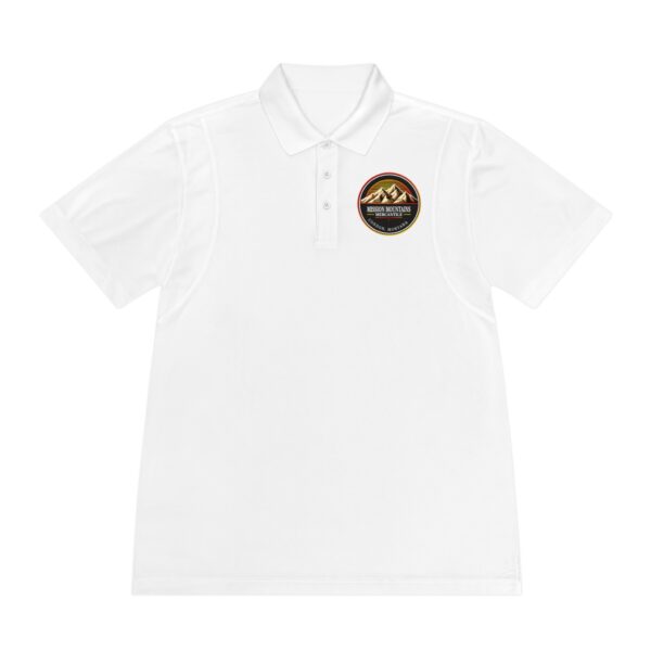 Mission Mountains Mercantile Polo Shirt - Red Version - Image 4