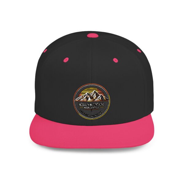Mission Mountains Flat Bill Snapback Hat, Trendy Outdoor Cap, Perfect for Hiking, Camping, Adventure Lovers, Cool Gift - Image 55