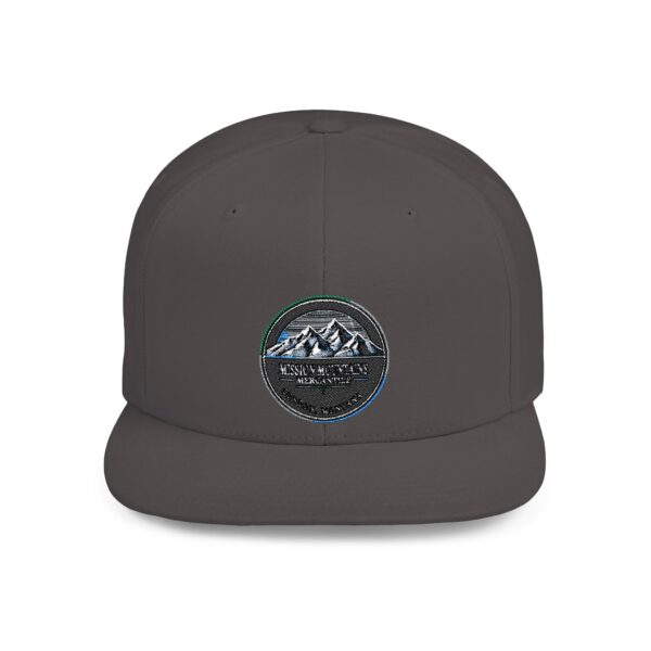 Mission Mountains Flat Bill Snapback Hat, Trendy Outdoor Cap, Perfect for Hiking, Camping, Adventure Lovers, Cool Gift - Image 43