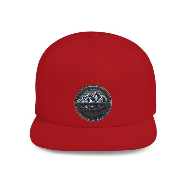 Mission Mountains Flat Bill Snapback Hat, Trendy Outdoor Cap, Perfect for Hiking, Camping, Adventure Lovers, Cool Gift - Image 49