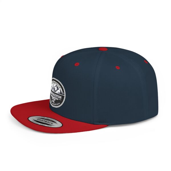 Mission Mountains Flat Bill Snapback Hat, Trendy Outdoor Cap, Perfect for Hiking, Camping, Adventure Lovers, Cool Gift - Image 30