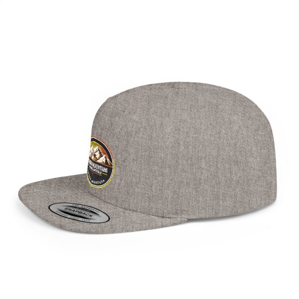 Mission Mountains Flat Bill Snapback Hat, Trendy Outdoor Cap, Perfect for Hiking, Camping, Adventure Lovers, Cool Gift - Image 42