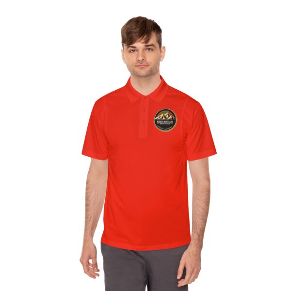 Mission Mountains Mercantile Polo Shirt - Red Version - Image 18