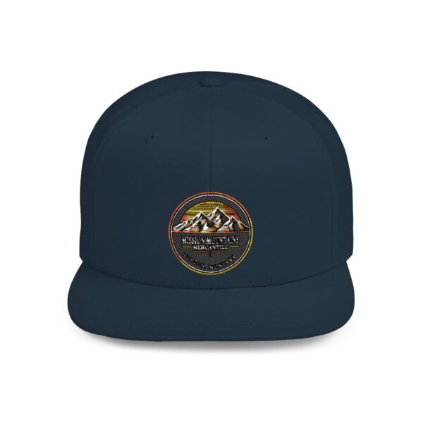 Mission Mountains Flat Bill Snapback Hat, Trendy Outdoor Cap, Perfect for Hiking, Camping, Adventure Lovers, Cool Gift - Image 19