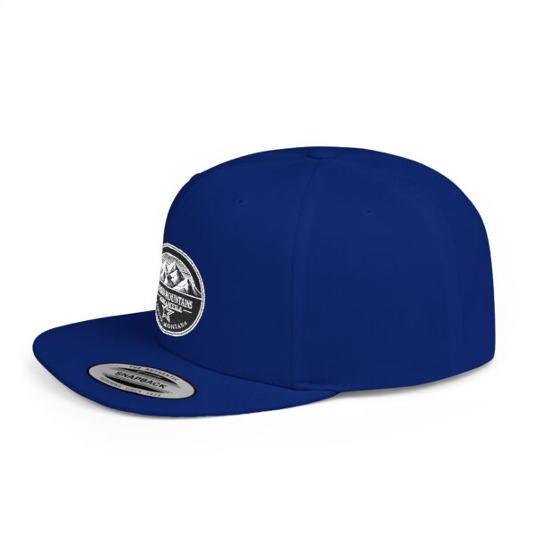 Mission Mountains Flat Bill Snapback Hat, Trendy Outdoor Cap, Perfect for Hiking, Camping, Adventure Lovers, Cool Gift - Image 18