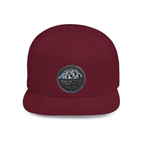 Mission Mountains Flat Bill Snapback Hat, Trendy Outdoor Cap, Perfect for Hiking, Camping, Adventure Lovers, Cool Gift - Image 52