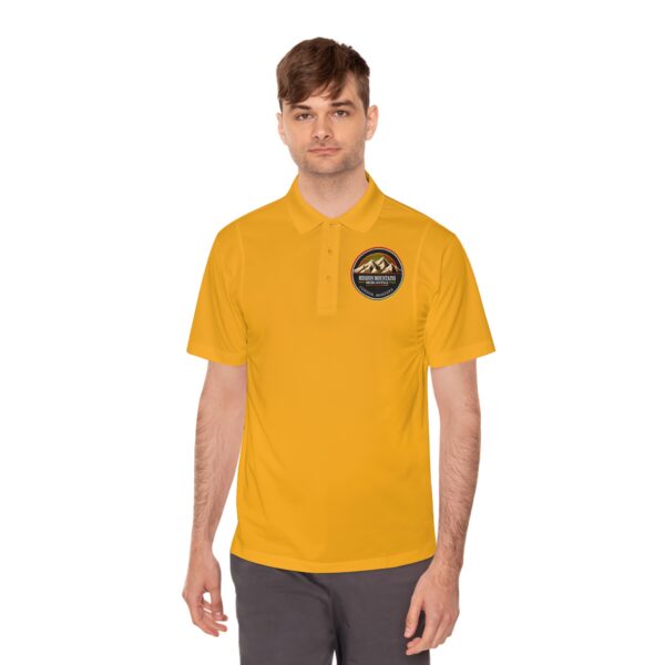 Mission Mountains Mercantile Polo Shirt - Red Version - Image 15