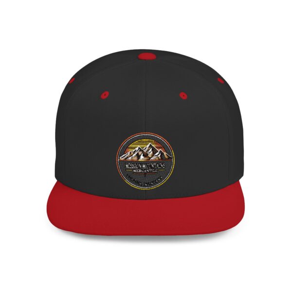 Mission Mountains Flat Bill Snapback Hat, Trendy Outdoor Cap, Perfect for Hiking, Camping, Adventure Lovers, Cool Gift - Image 58