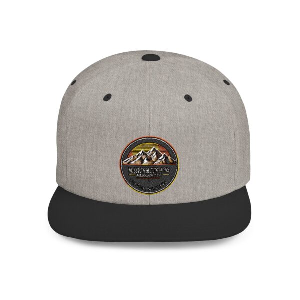 Mission Mountains Flat Bill Snapback Hat, Trendy Outdoor Cap, Perfect for Hiking, Camping, Adventure Lovers, Cool Gift - Image 34