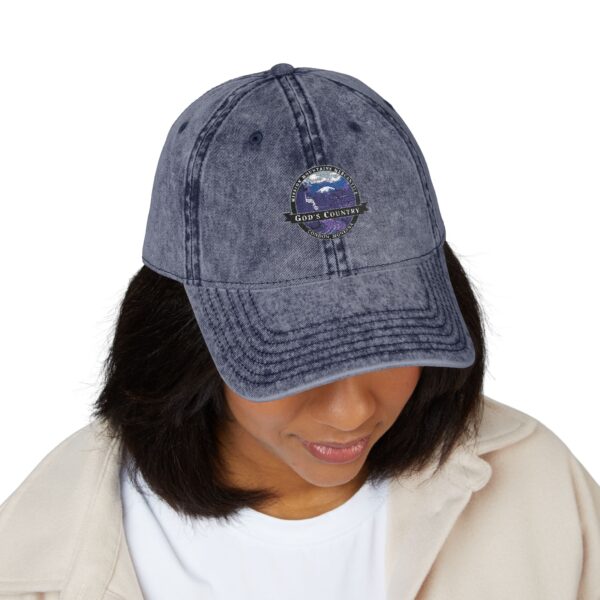 God's Counrty Vintage Embroidered Cap - Stylish Outdoor Hat for Adventure Lovers, Casual Wear, Gift for Travel Enthusiasts, Hiking Gear, Vintage Style Cap - Image 15