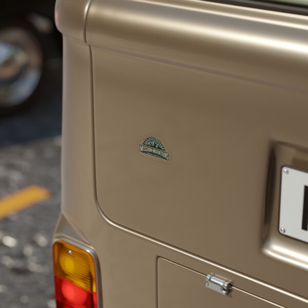 Mission Mountains Mercantile: A Gem in the Wilderness Die-Cut Outdoor Stickers - Image 2