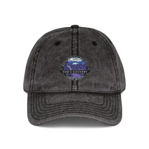 God's Counrty Vintage Embroidered Cap - Stylish Outdoor Hat for Adventure Lovers, Casual Wear, Gift for Travel Enthusiasts, Hiking Gear, Vintage Style Cap - Image 9