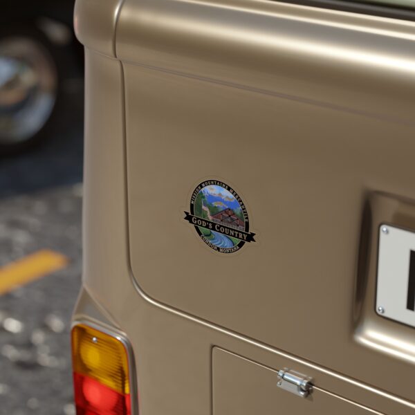 Mission Mountains Mercantile: God's Country Die-Cut Outdoor Stickers - Image 11