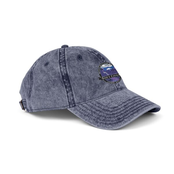 God's Counrty Vintage Embroidered Cap - Stylish Outdoor Hat for Adventure Lovers, Casual Wear, Gift for Travel Enthusiasts, Hiking Gear, Vintage Style Cap - Image 14