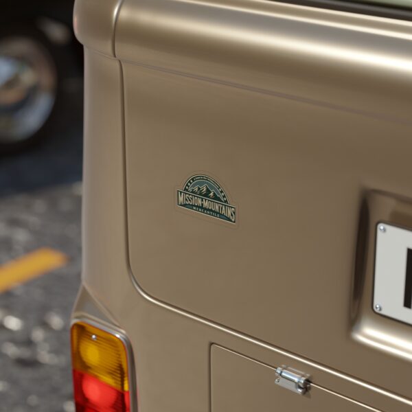 Mission Mountains Mercantile: A Gem in the Wilderness Die-Cut Outdoor Stickers - Image 5
