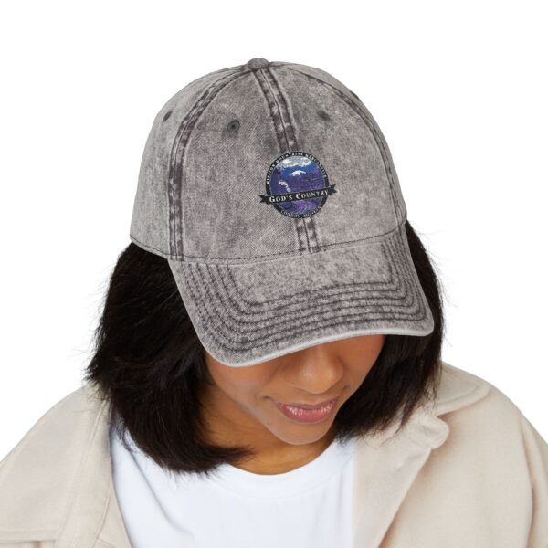 God's Counrty Vintage Embroidered Cap - Stylish Outdoor Hat for Adventure Lovers, Casual Wear, Gift for Travel Enthusiasts, Hiking Gear, Vintage Style Cap - Image 7