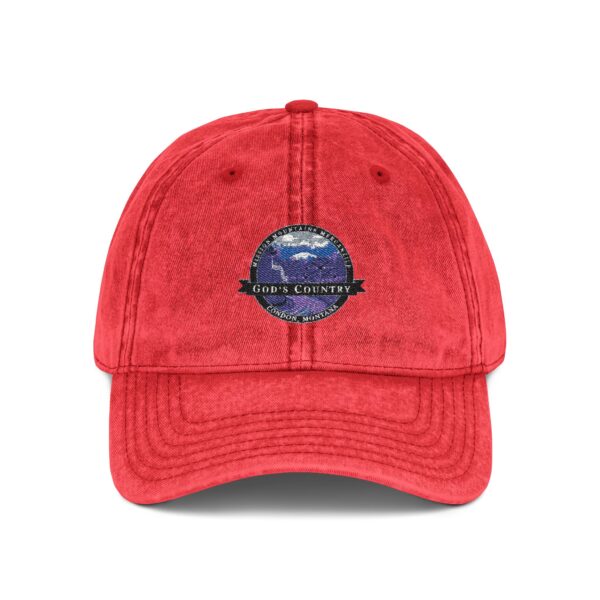 God's Counrty Vintage Embroidered Cap - Stylish Outdoor Hat for Adventure Lovers, Casual Wear, Gift for Travel Enthusiasts, Hiking Gear, Vintage Style Cap