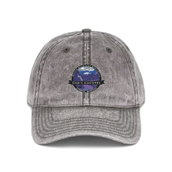 God's Counrty Vintage Embroidered Cap - Stylish Outdoor Hat for Adventure Lovers, Casual Wear, Gift for Travel Enthusiasts, Hiking Gear, Vintage Style Cap - Image 5