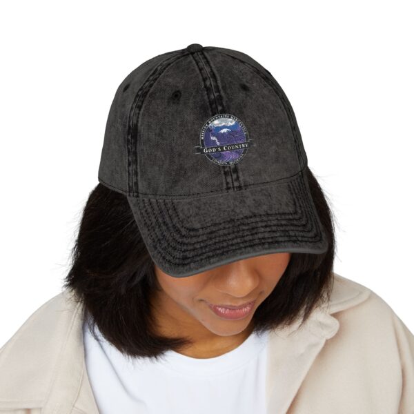 God's Counrty Vintage Embroidered Cap - Stylish Outdoor Hat for Adventure Lovers, Casual Wear, Gift for Travel Enthusiasts, Hiking Gear, Vintage Style Cap - Image 11