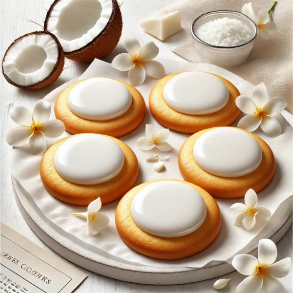 Tropical Coconut & Jasmine Keto Cookies