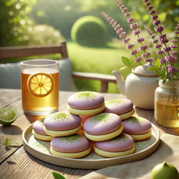 Icy Grape & Green Tea Keto Cookies