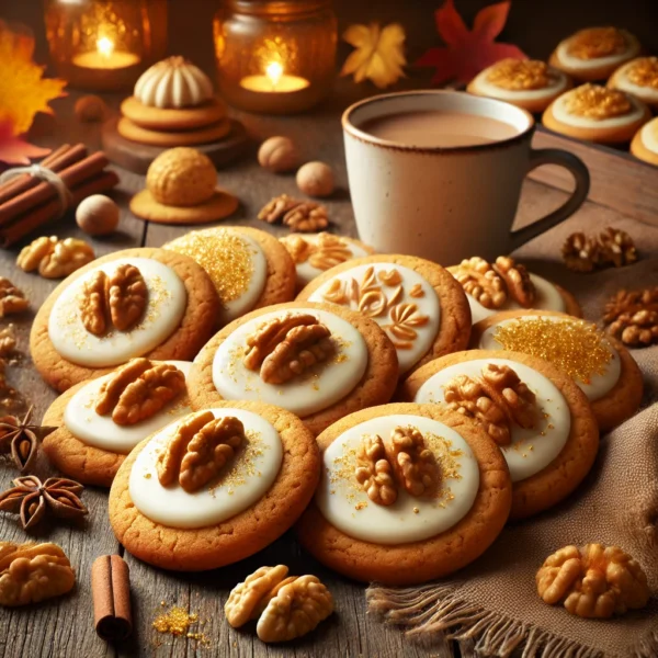 Golden Dolci Walnut & Golden Butter Rum Keto Cookies - 6 Pack