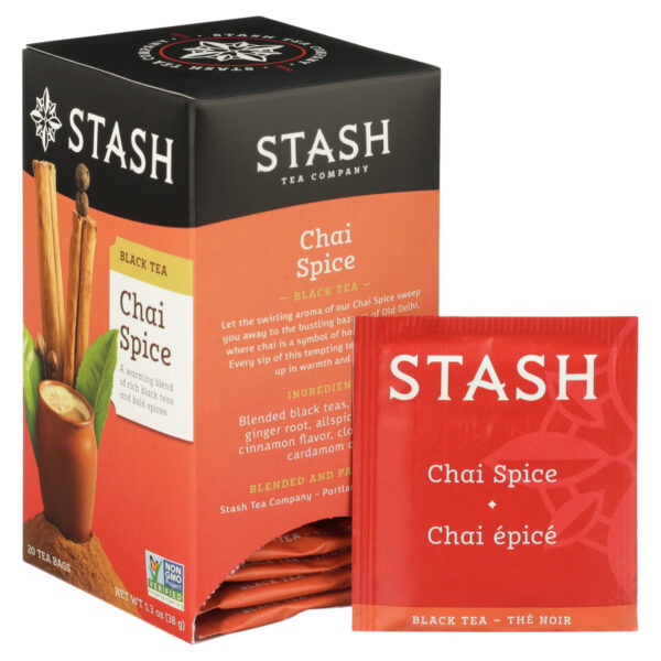 Stash Tea Chai Spice Tea (6x20 CT) - Image 5