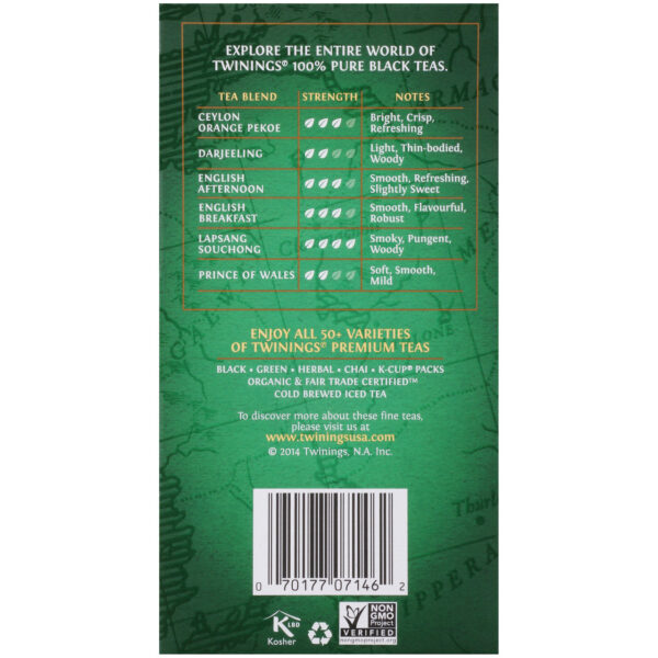 Twinings Irish Breakfast Black Tea 50 Tea Bags (Pack of 6 Boxes) - Image 6