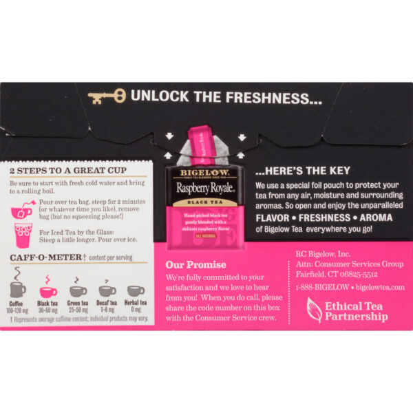 Bigelow Raspberry Royale Tea (6x20 Bag ) - Image 3