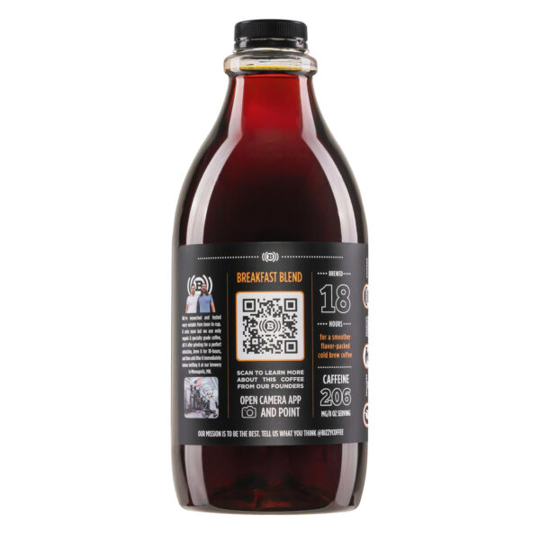 Bizzy Cold Brew Organic Fruity Unsweetened Breakfast Blend 48 oz (Pack of 6) - Image 3