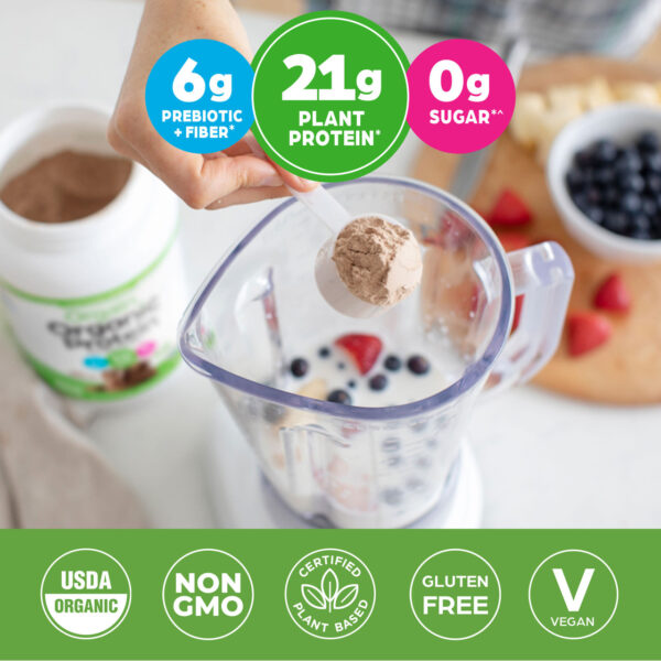 Orgain Creamy Chocolate Fudge (2.05 LB) - Image 3
