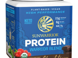 Sunwarrior Organic Chocolate Flavor Protein Blend 13.2 oz