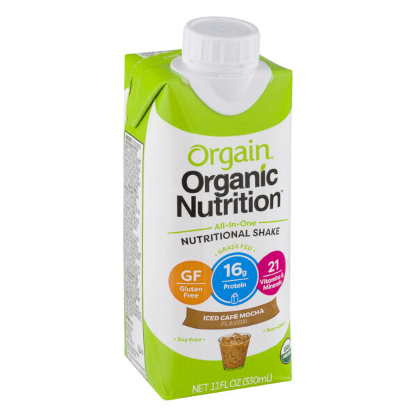 Organic Organic Nutrition Shake Cafe Mocha 4 Cartons (Pack of 3 Boxes) - Image 5