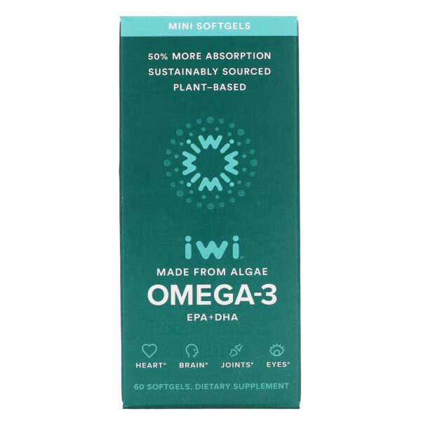 IWI Algae Omega-3 EPA + DHA 60 Softgels