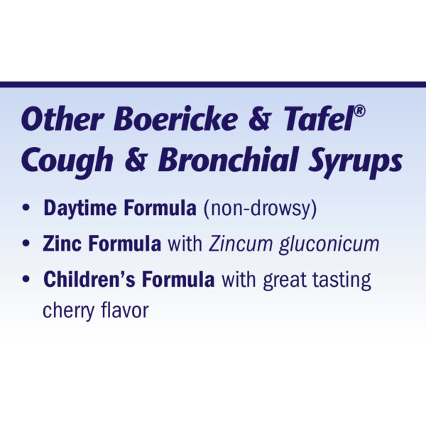 Boericke & Tafel Nighttime Cough & Bronchial Syrup (1x8 Oz) - Image 5