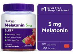 Natrol Melatonin Sleep 5 mg Strawberry Gummies 90 Gummies