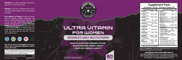 Ultra Vitamin for Women- Daily Multivitamins - Image 3