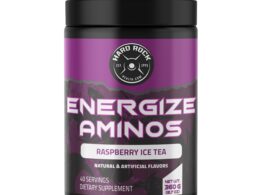 Hard Rock Health Energized Aminos Raspberry Iced